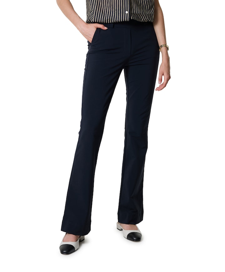 PENELOPE FLARE TRAVEL dames broek blauw