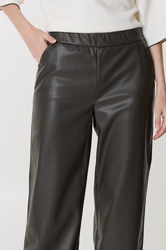 Wide leg dames broek bruin