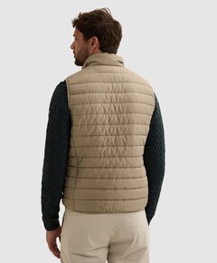 Heren bodywarmer beige