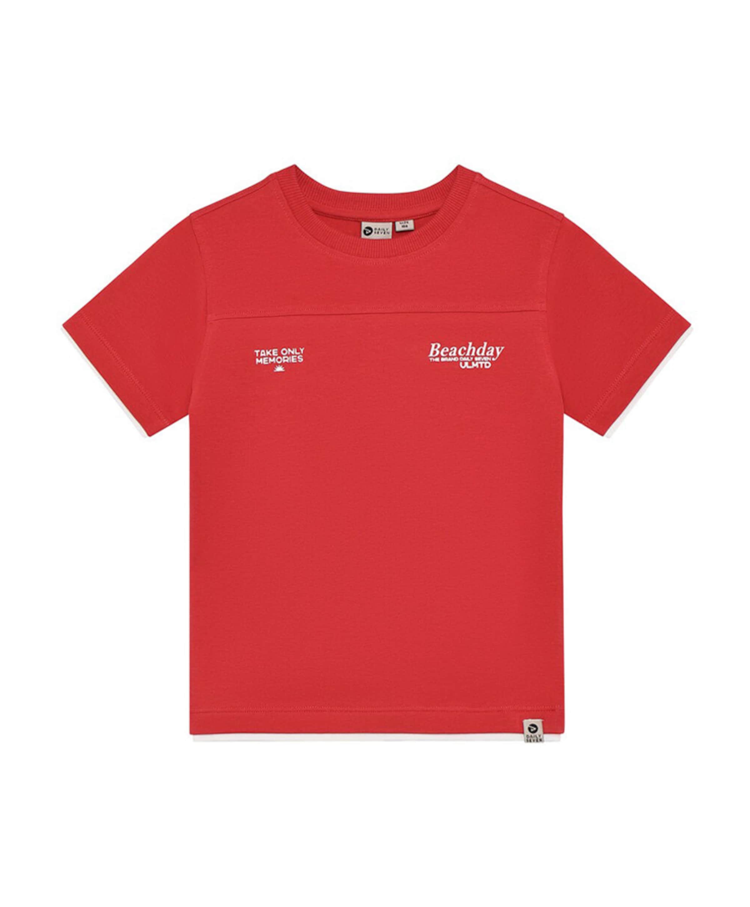 Jongens t-shirt rood