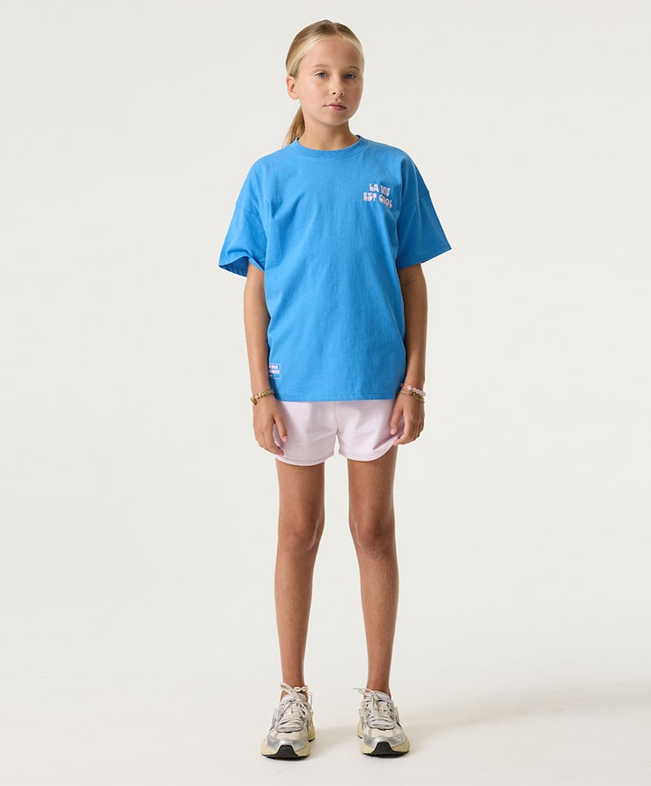 Q262532_girls short meisjes korte broek paars