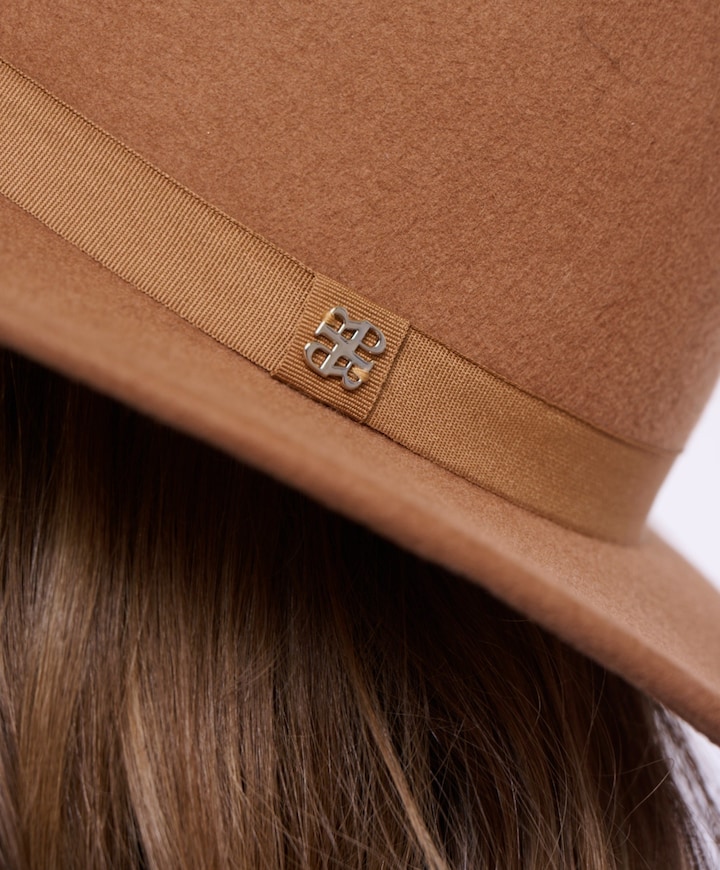Dames hoed beige