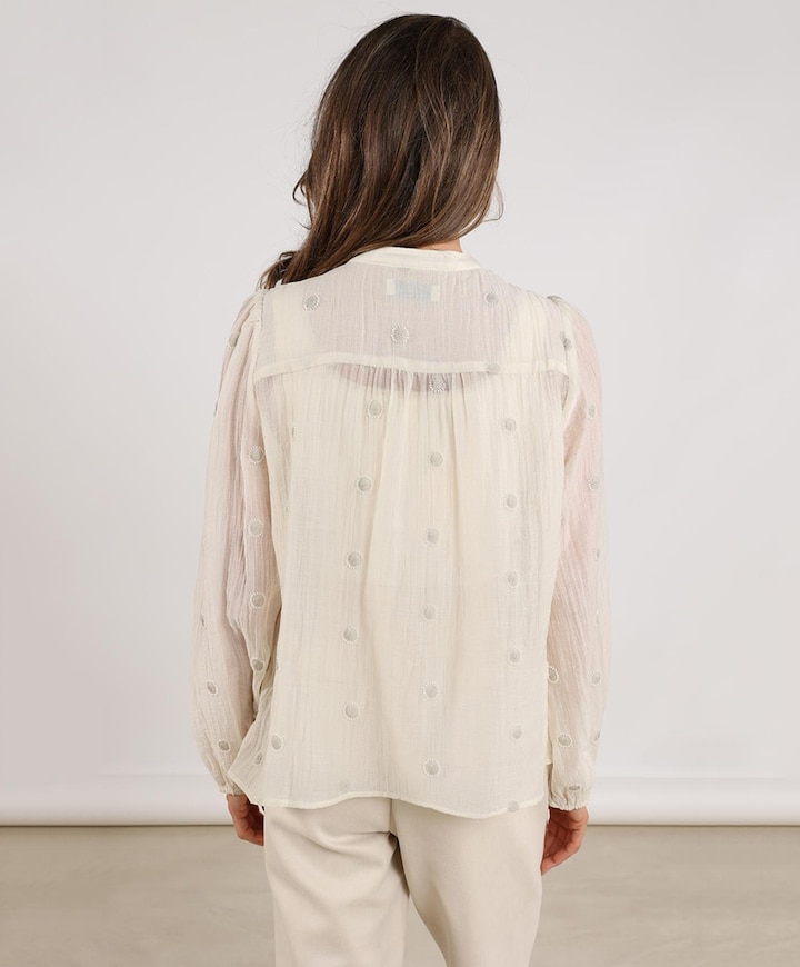 Dames blouse ecru