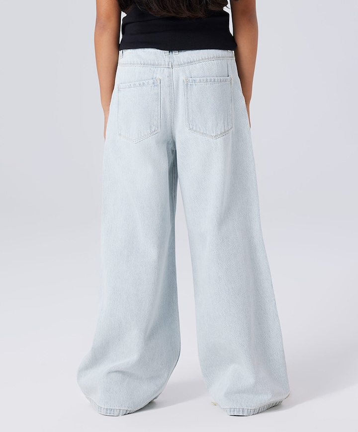 NKFBELLA SKATER XWIDE JEANS 3111-ZA meisjes jeans blauw