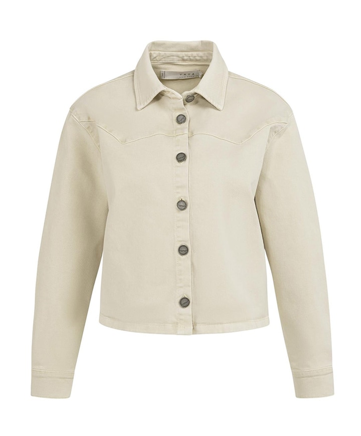 Dames spijkerjas  beige