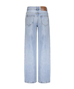 Attitude Wide Leg Glitter meisjes jeans blauw