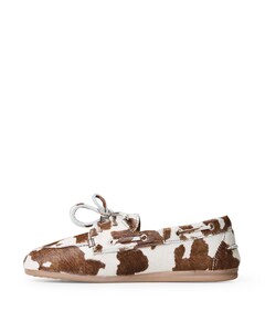 Brushed boat mocassins bruin