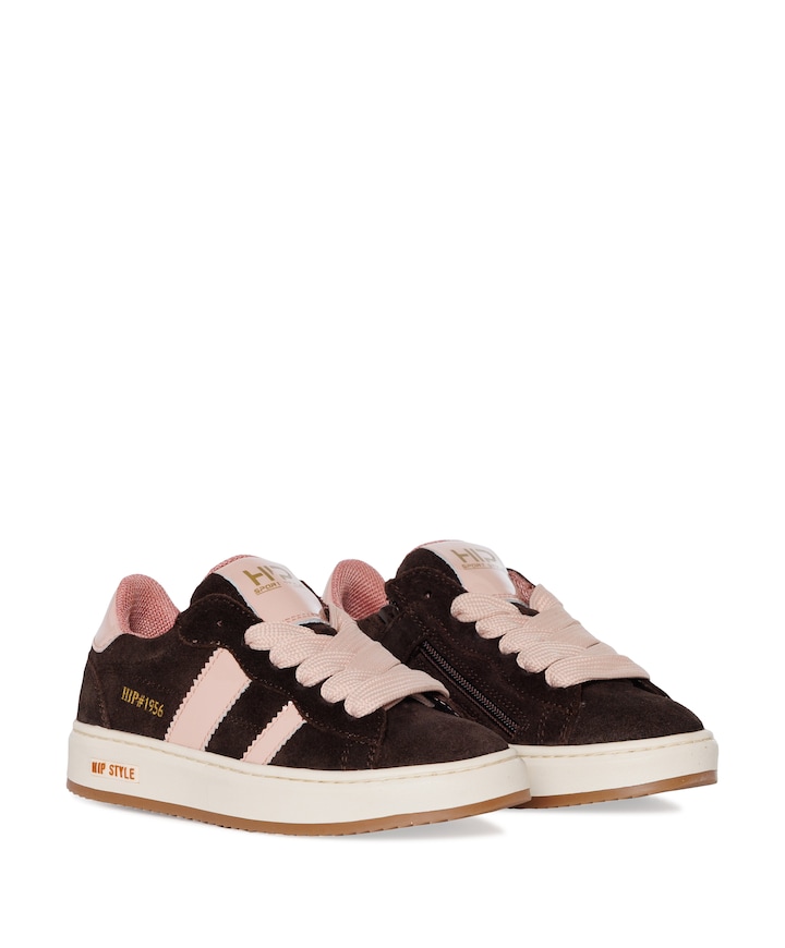 uniseks sneakers  bruin