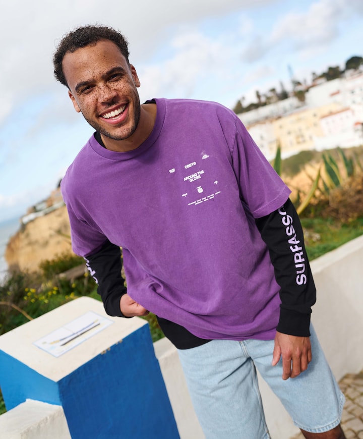 T-shirt paars