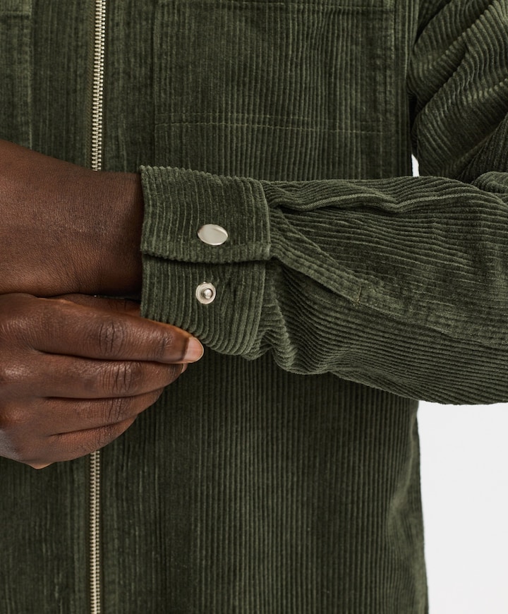 Heren overshirt groen