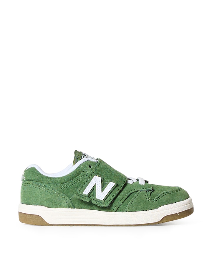 480 new-B Hook  & Loop sneakers groen