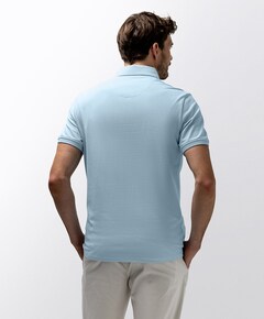 Heren polo blauw