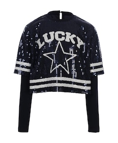 Meisjes top blauw