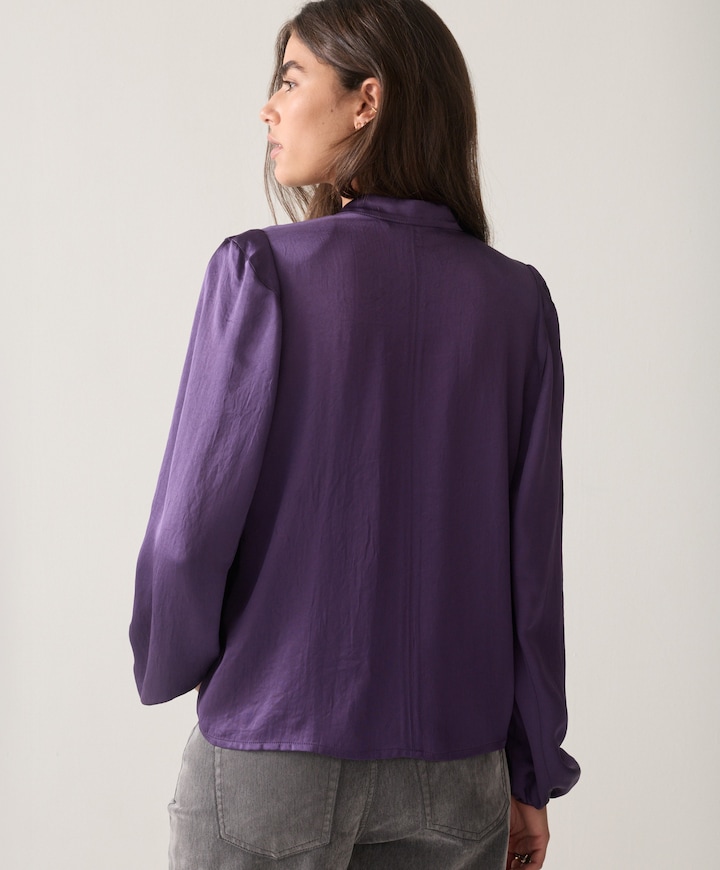Dames blouse paars