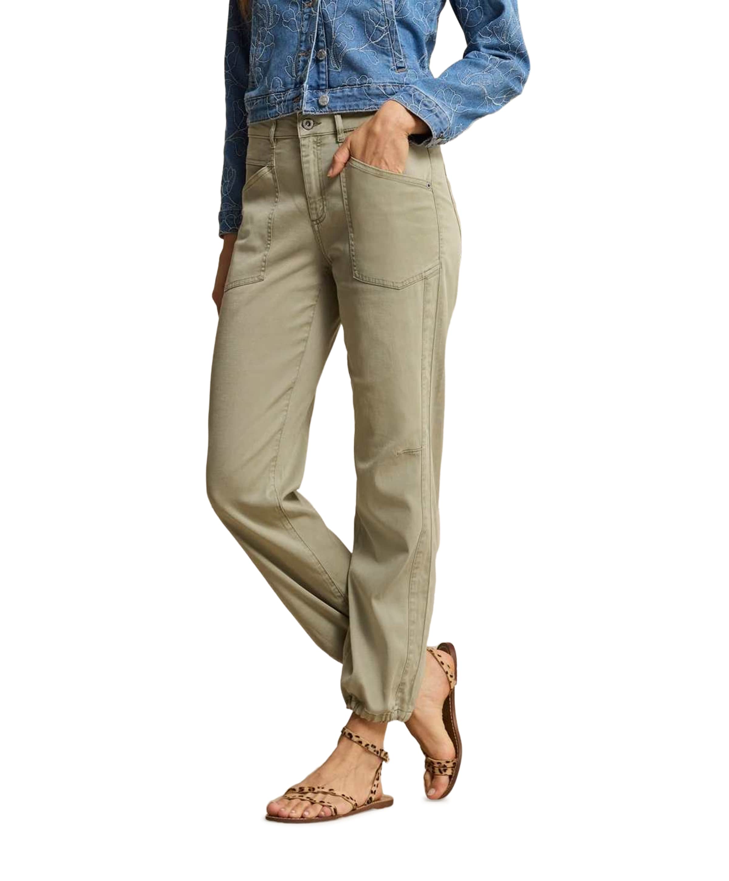 Jules Lyocell Twill dames broek groen