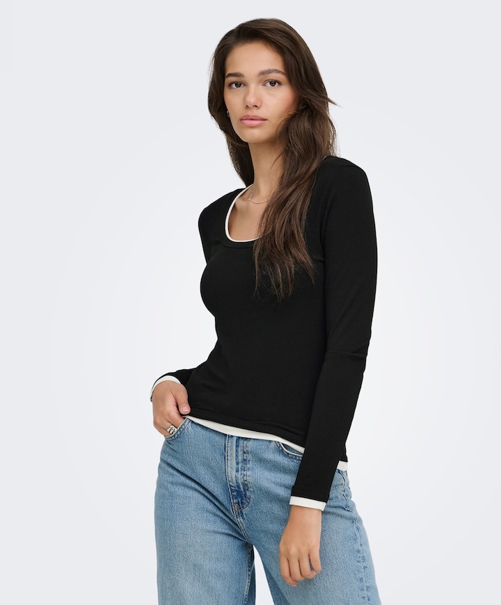 Dames top zwart