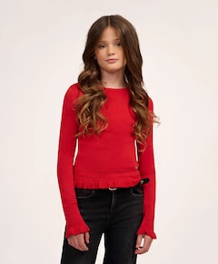 Meisjes top rood