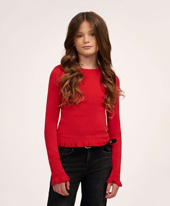 Meisjes top rood