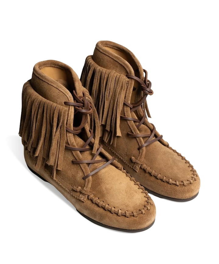 Prairie dames enkellaarzen bruin