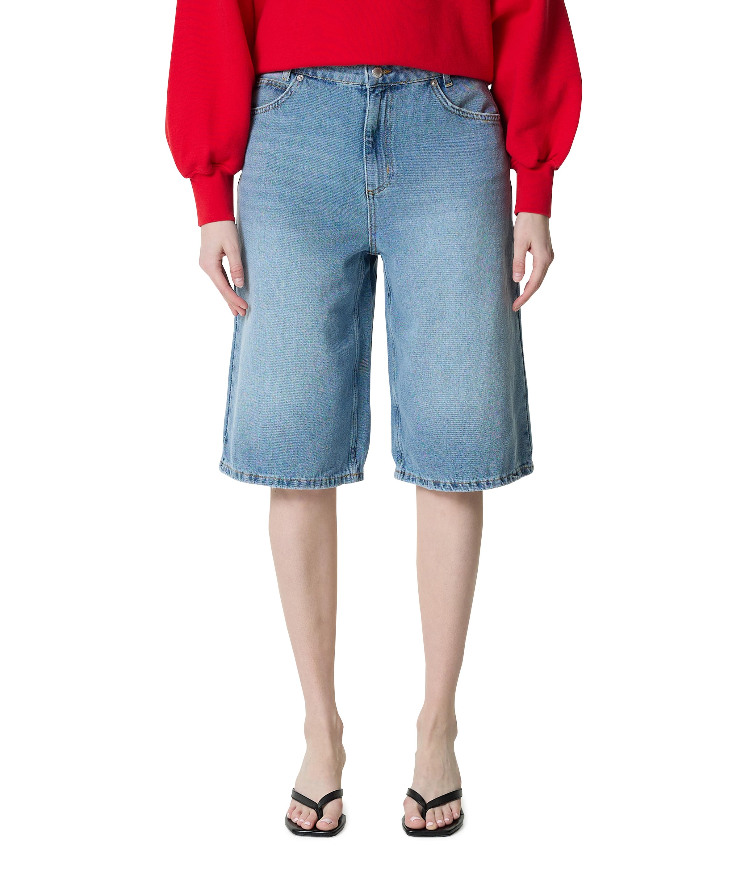 CMANORA-BERMUDA dames jorts blauw