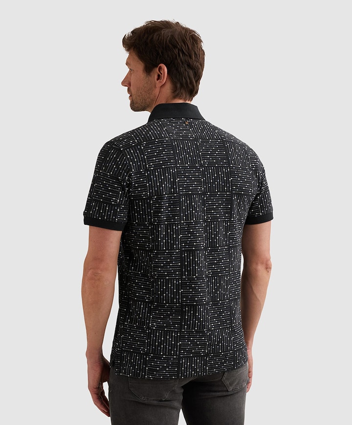 Heren polo grijs