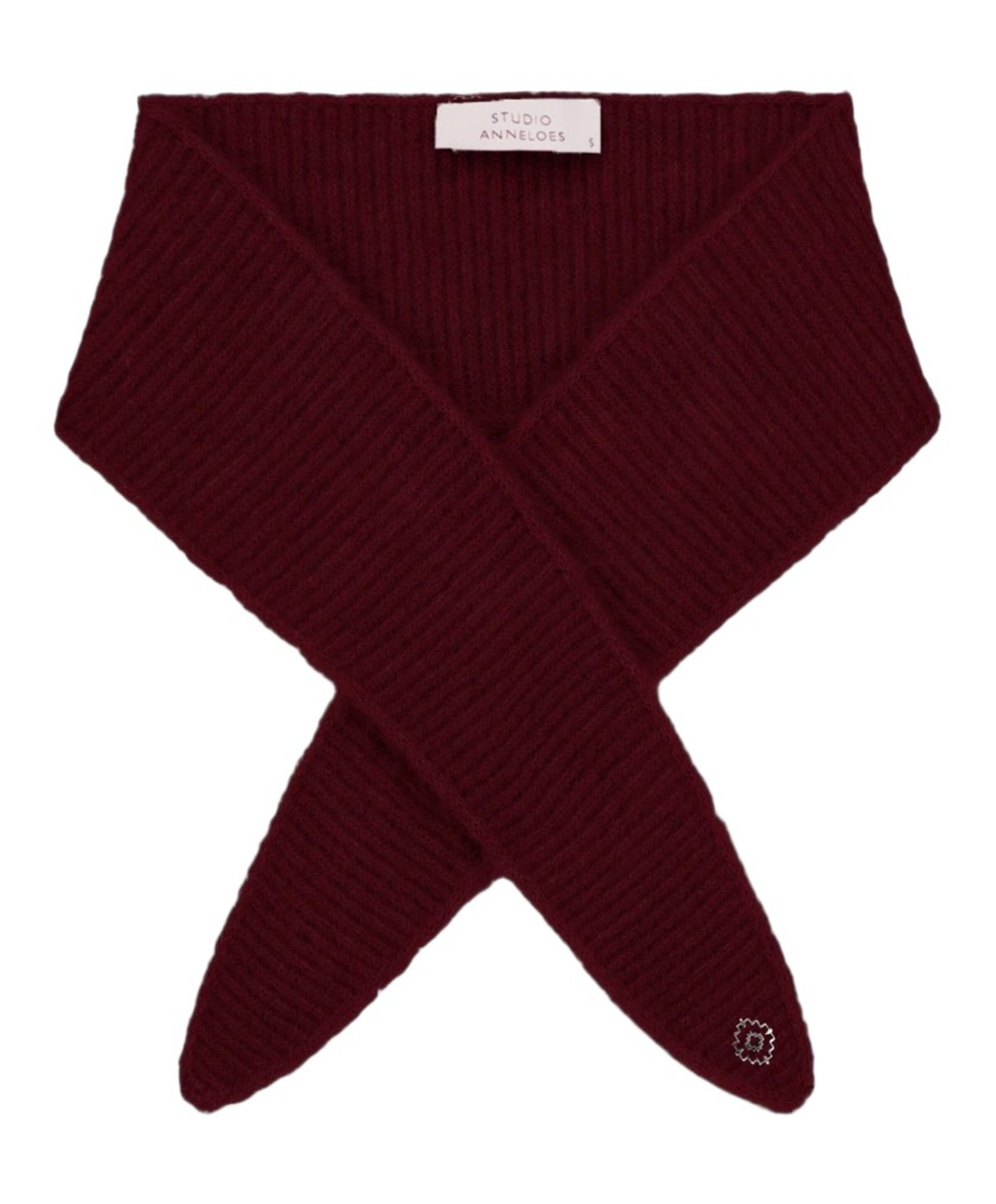 Dames sjaal bordeaux