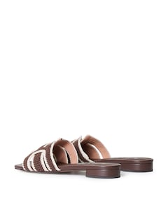 dames slippers bruin