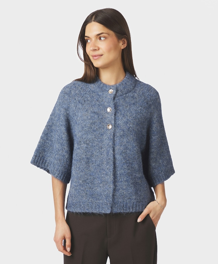 Dames vest blauw