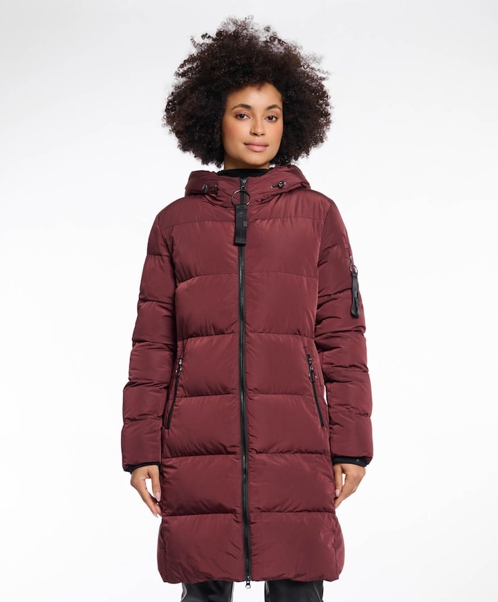 Dames jas bordeaux