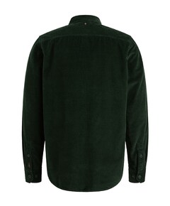 Heren overhemd lange mouw groen