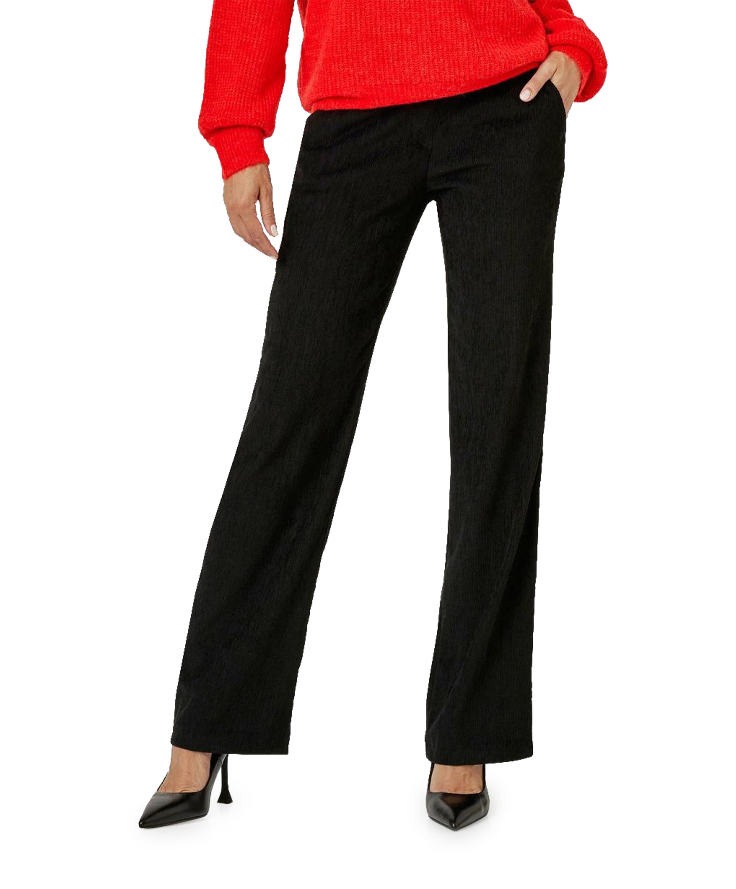 Jenny Wide Leg dames broek zwart