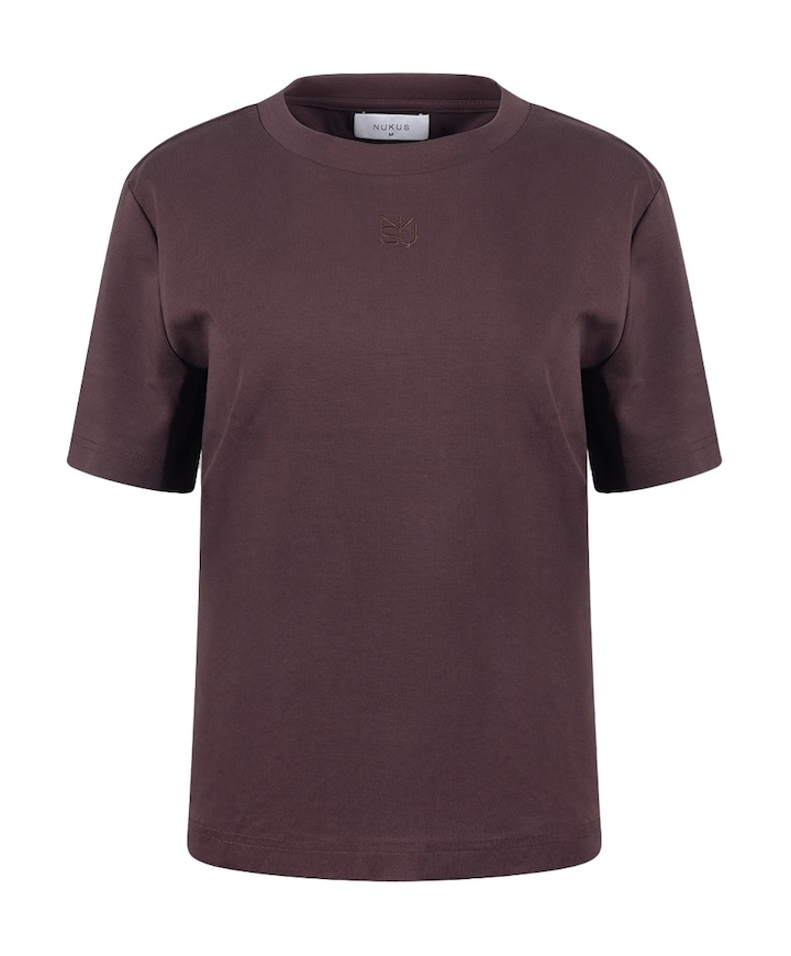 Dames T-shirt bruin