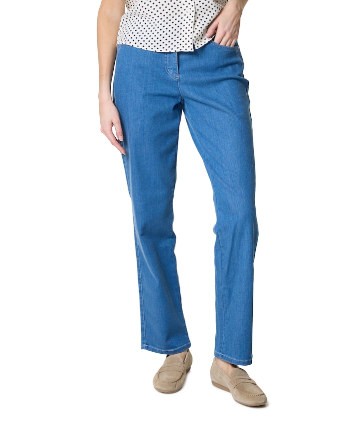 My Beauty dames jeans blauw