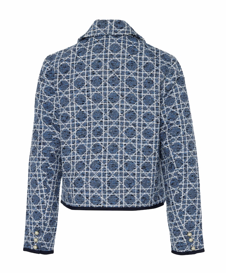 Dames jas blauw