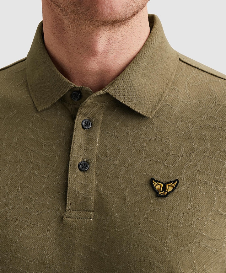 Heren polo groen