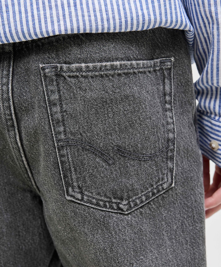 JJICHRIS JJORIGINAL SBD 444 SN JNR jongens jeans zwart