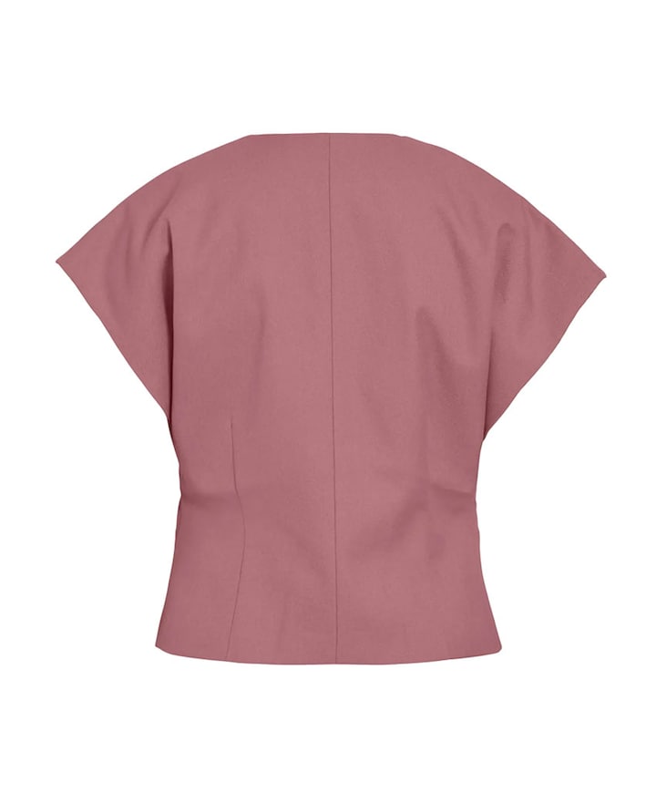 Dames gilet roze
