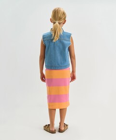 Meisjes gilet blauw