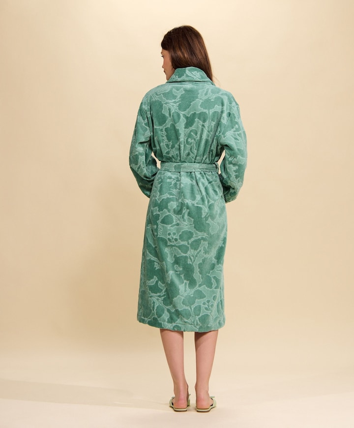 Dames ochtendjas groen