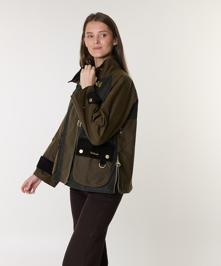 Dames jas groen