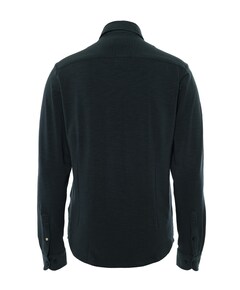 Heren overhemd lange mouw groen