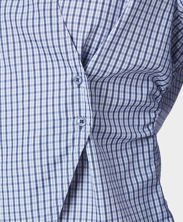Dames blouse blauw