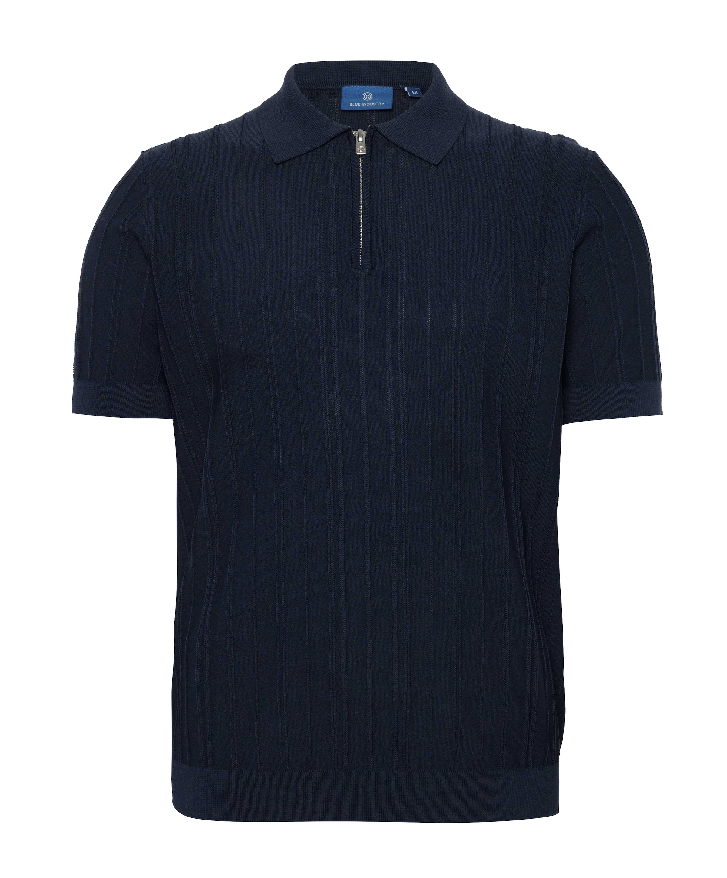 Heren polo blauw