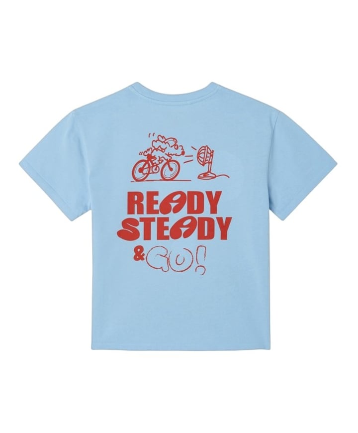 Uniseks T-shirt blauw