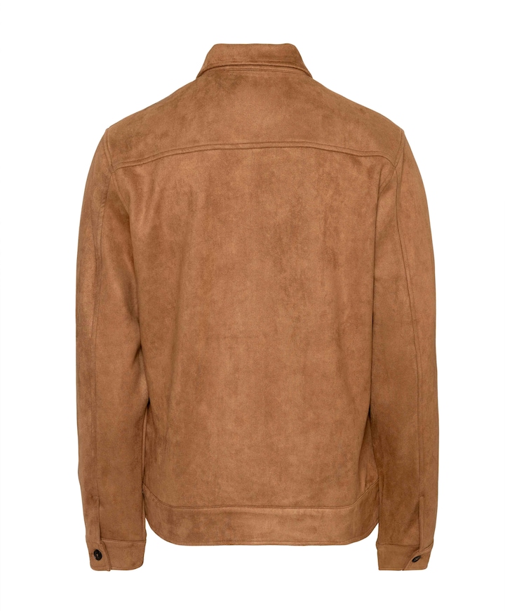 Heren overshirt bruin