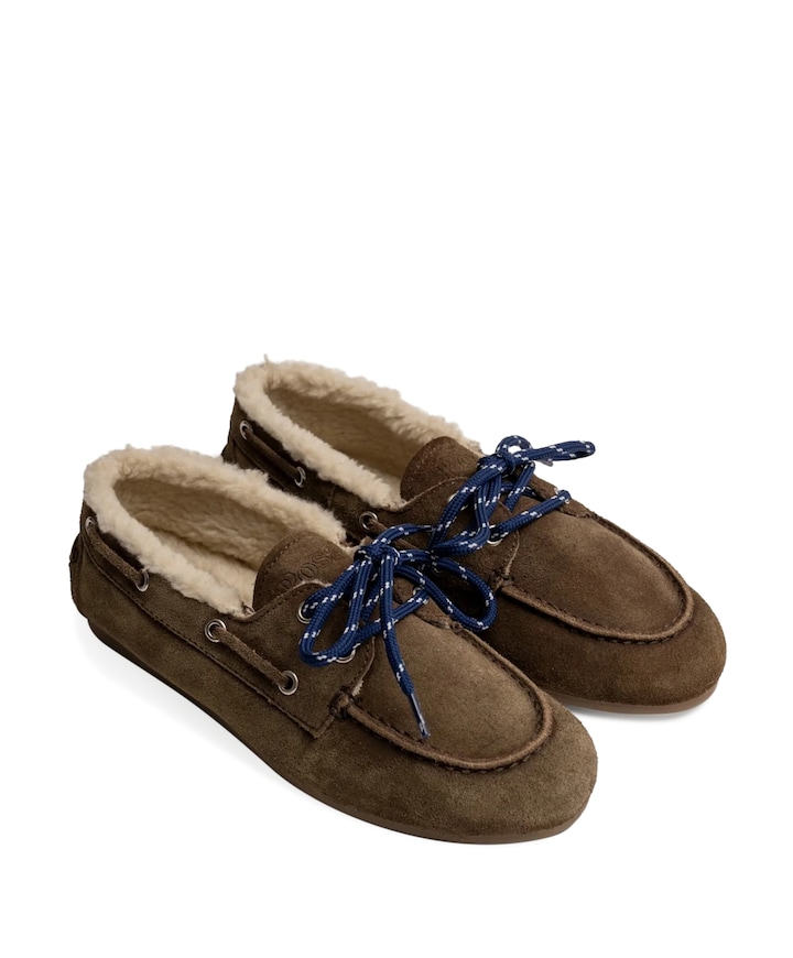 Boat loafer dames bruin