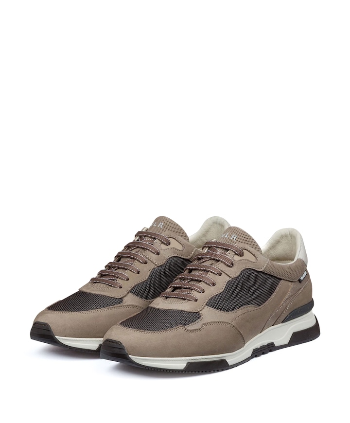 heren sneakers beige