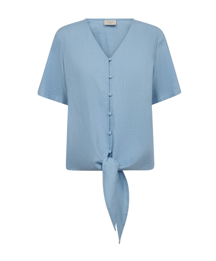 Dames blouse blauw