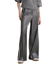 Straight Glitter broek grijs