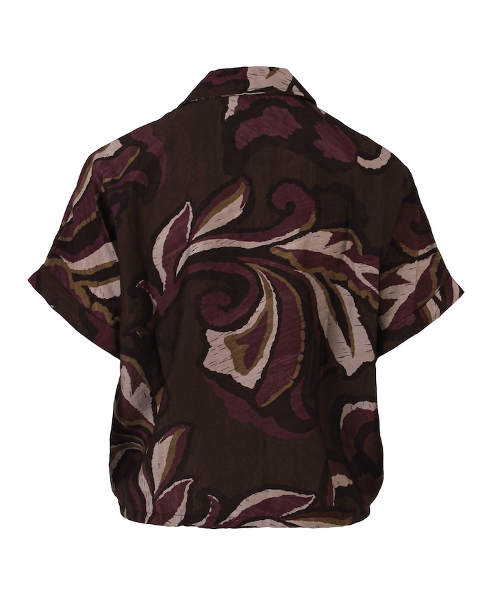 Dames blouse bordeaux